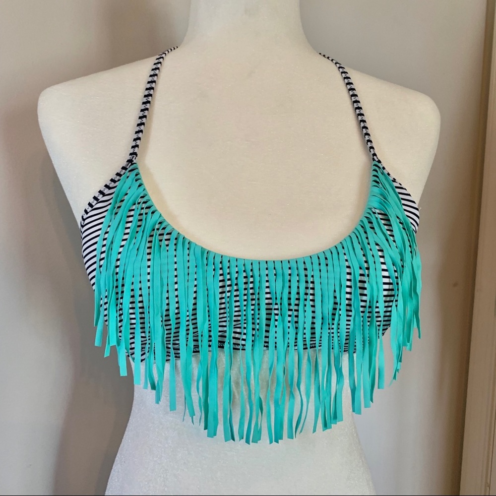 VS Swim striped fringe bikini top - Picture 2 of 6